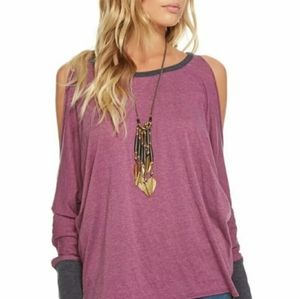 Chaser Blocked Jersey Dorman top